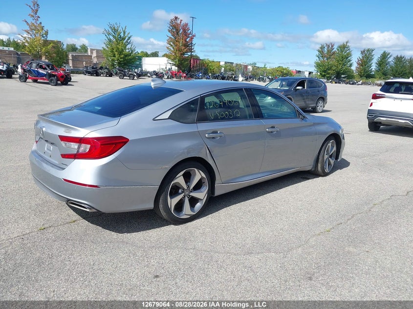 Vin: 1hgcv1f98ja800312, lot: 3082989, honda accord touring 20184