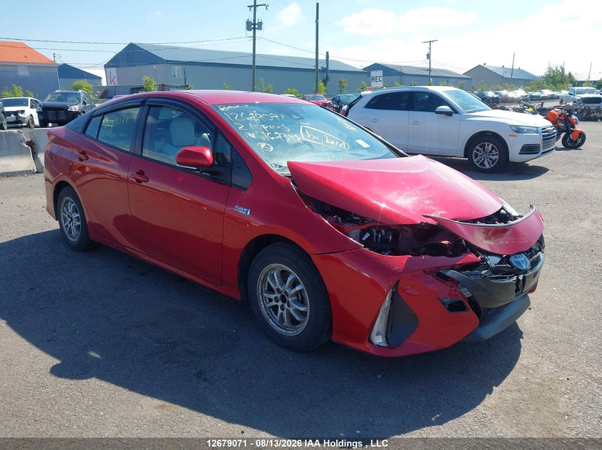 Vin: jtdkamfp9m3167348, lot: 3082996, toyota prius prime upgrade 20211