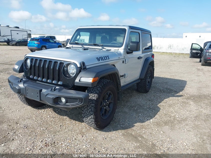 Vin: 1c4gjxag2nw250814, lot: 3083023, jeep wrangler sport 20222