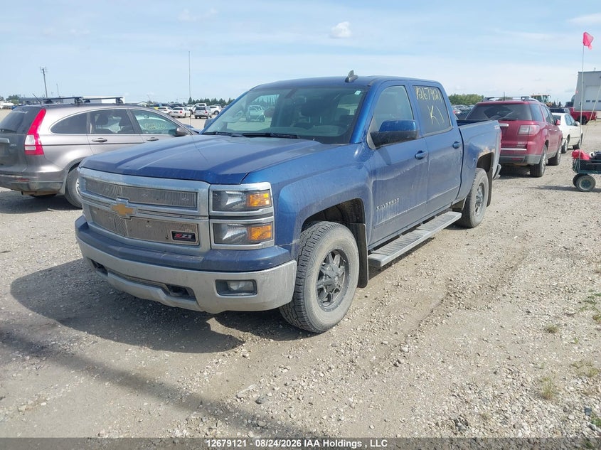 2015 Chevrolet Silverado, Hail, IAAI, VIN 3GCUKREC9FG246438 — photo 2