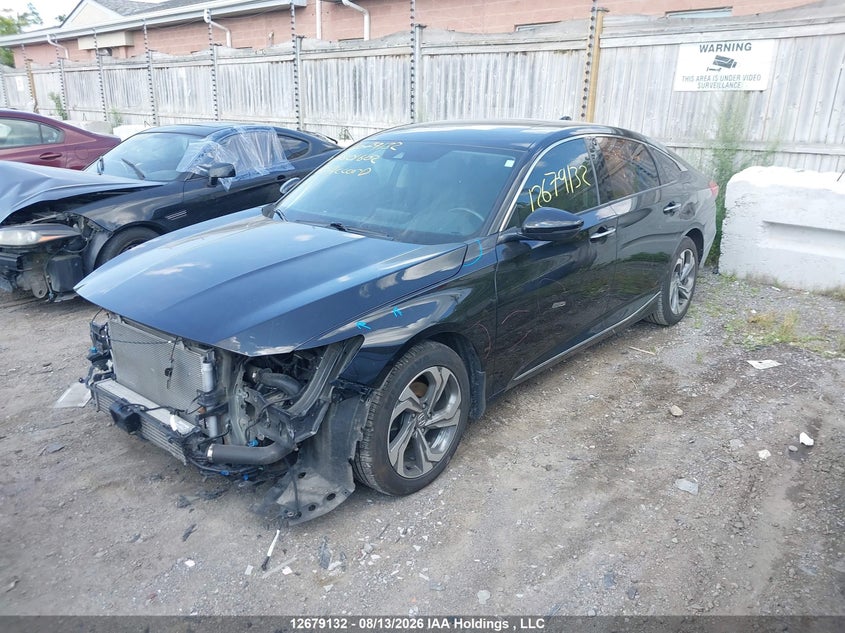 2020 Honda Accord Ex-L 1.5T, Front, IAAI, VIN 1HGCV1F50LA801602 — photo 2