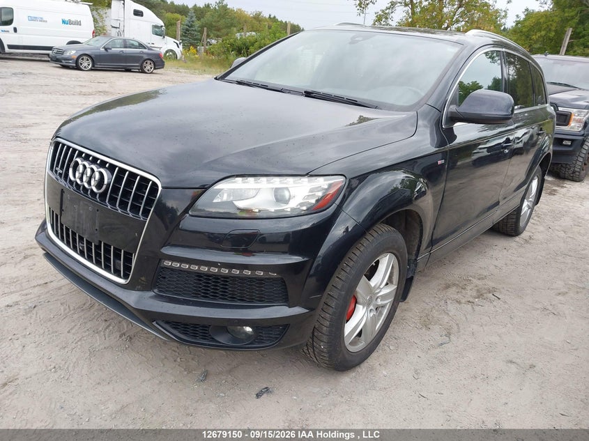 2015 Audi Q7, Удар спереди, IAAI, VIN WA1WGCFE4FD022315 — фото 2