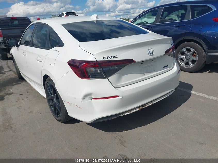 Vin: 2hgfe4f84th006644, lot: 3083124, honda civic sport hybrid/sport touring hybrid 20263