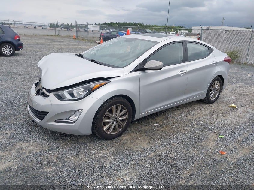 Vin: kmhdh4ae2gu474526, lot: 3083130, hyundai elantra sport appearance 20162