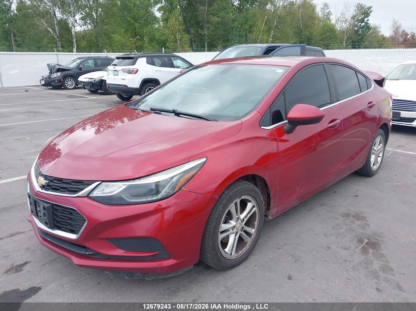 2017 Chevrolet Cruze, Rear, IAAI, VIN 3G1BE5SM0HS601588 — photo 2