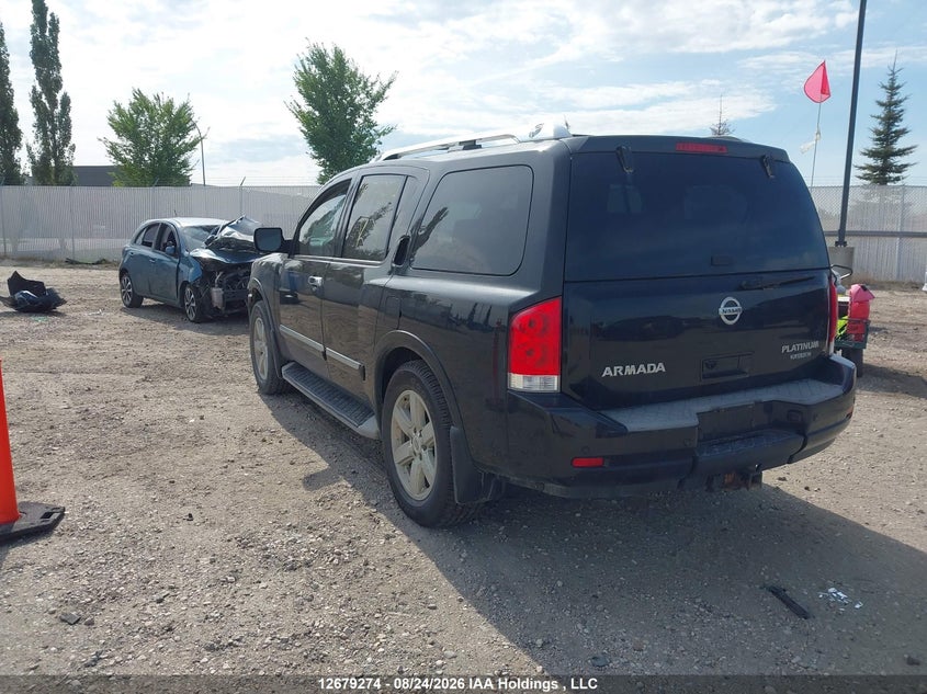 Vin: 5n1ba0ne0bn605311, lot: 3083209, nissan armada platinum 20113