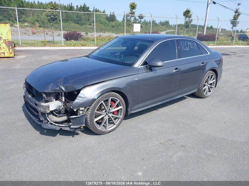Vin: waufnaf46hn062249, lot: 3083213, audi a4 prestige 20172