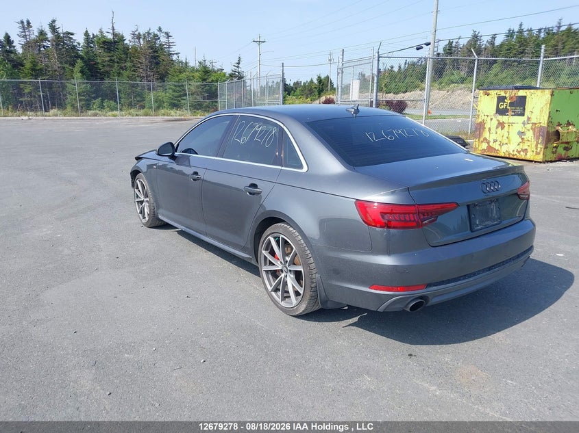 Vin: waufnaf46hn062249, lot: 3083213, audi a4 prestige 20173
