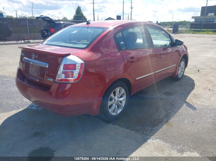 2011 NISSAN SENTRA SEDAN 2.0L I-4 DOHC, VVT, 140HP