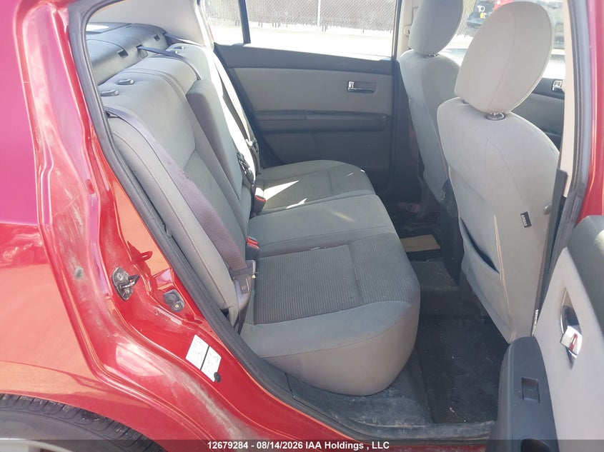 2011 NISSAN SENTRA SEDAN 2.0L I-4 DOHC, VVT, 140HP