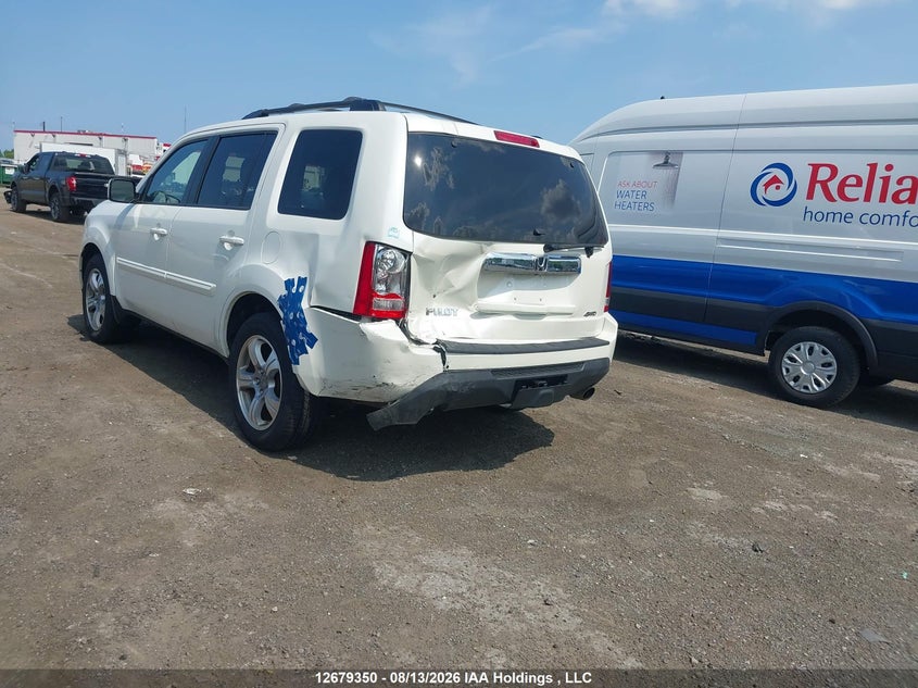 Vin: 5fnyf4h52db502671, lot: 3083285, honda pilot exl 20133