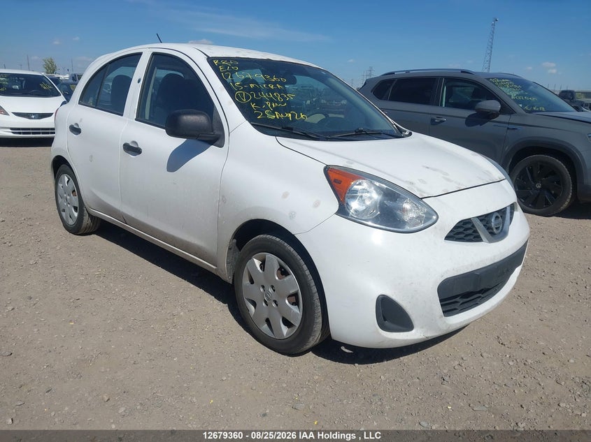 2015 Nissan Micra, Угон, IAAI, VIN 3N1CK3CP8FL244835