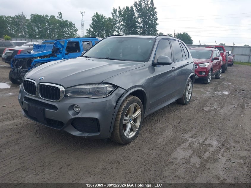 2017 BMW X5, Front, IAAI, VIN 5UXKR0C36H0V82443 — photo 2
