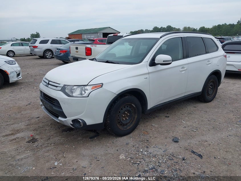 2015 Mitsubishi Outlander, Лівий перед, IAAI, VIN JA4JZ3AX9FZ600859 — фото 2
