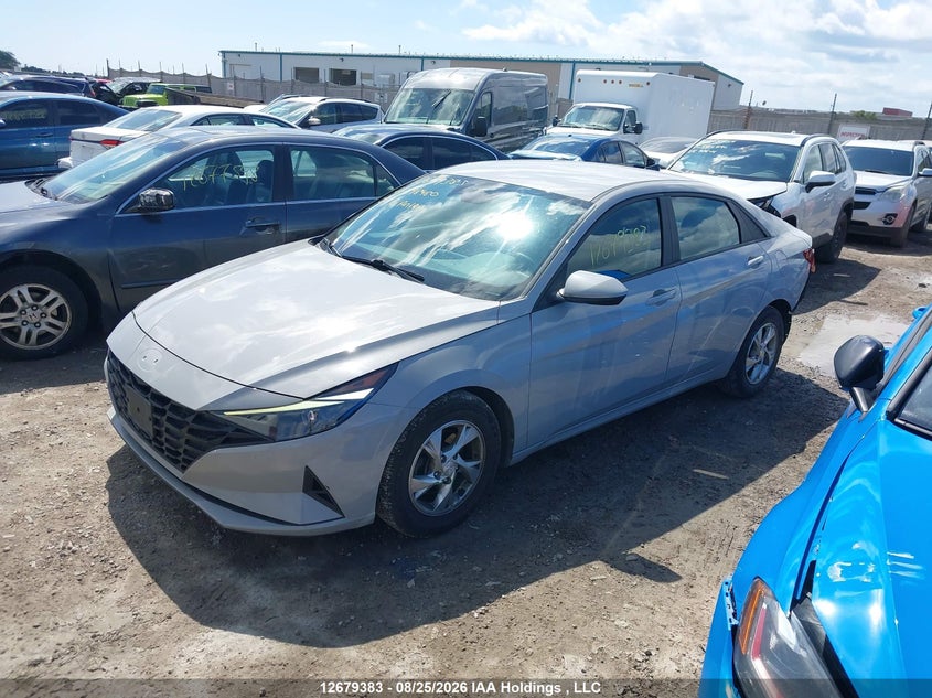 2022 Hyundai Elantra Essential Ivt With Hyundai Smartsense Package, Front, IAAI, VIN KMHLM4AG3NU298480 — photo 2