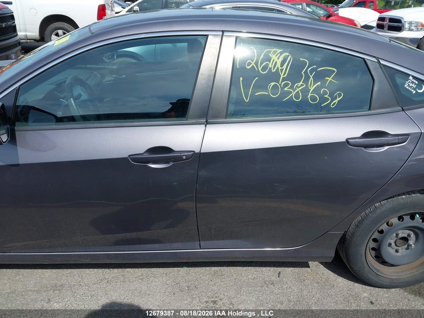 2017 HONDA CIVIC SEDAN 2.0L I-4 DOHC, VVT, 158HP