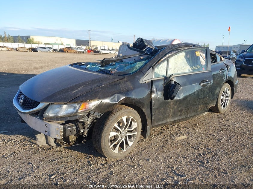 Vin: 2hgfb2f55eh043630, lot: 3083353, honda civic lx 20142