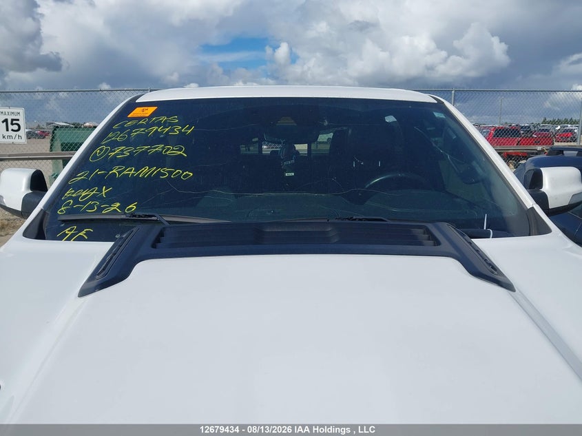 2021 RAM 1500 PICKUP 5.7L V-8 VVT, 395HP