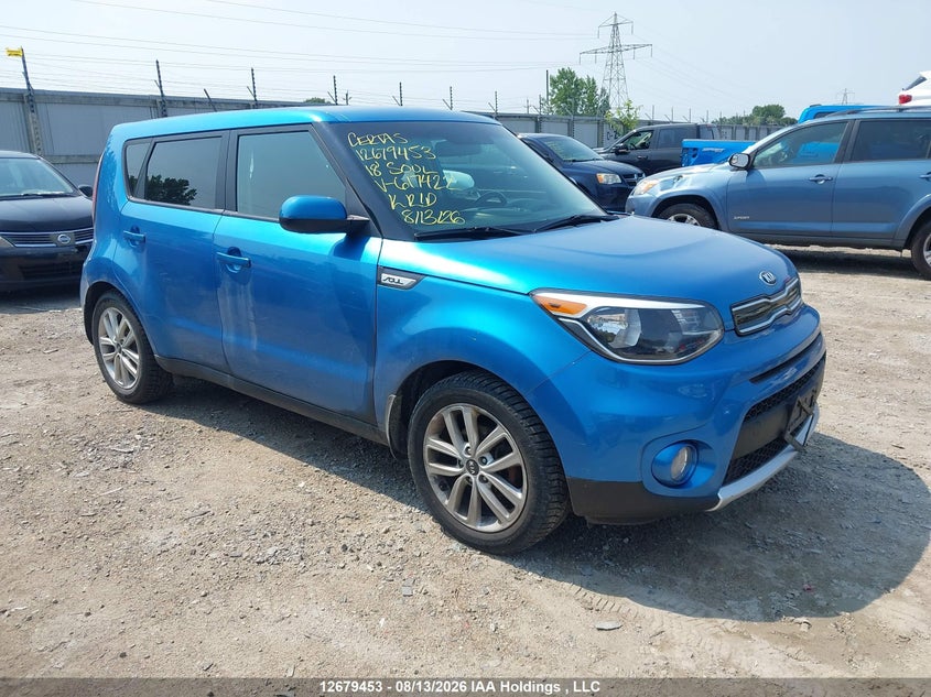 2018 Kia Soul +, Удар сзади, IAAI, VIN KNDJP3A52J7617422