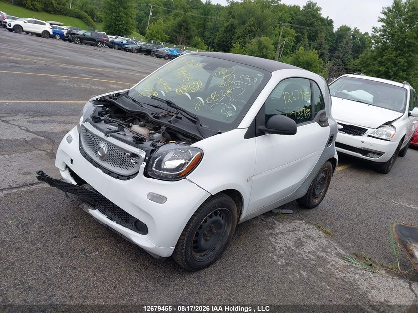 Vin: wmefj5da3gk155178, lot: 3083390, smart fortwo passion/prime/pure 20162