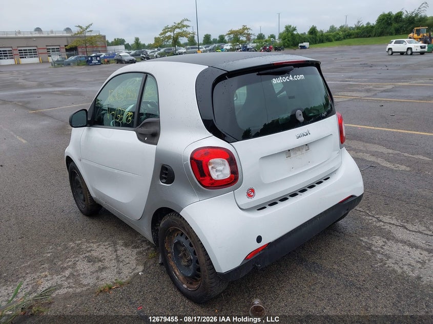 Vin: wmefj5da3gk155178, lot: 3083390, smart fortwo passion/prime/pure 20163