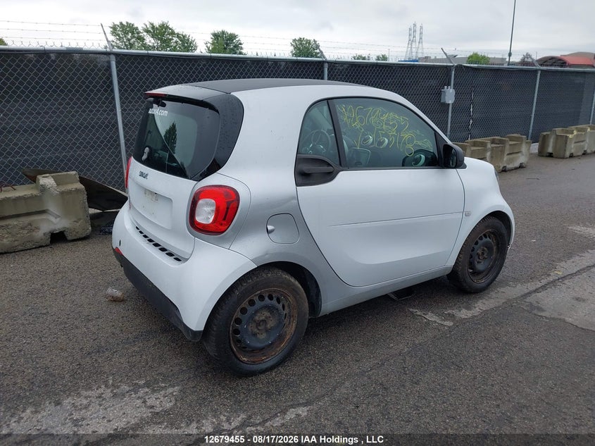 Vin: wmefj5da3gk155178, lot: 3083390, smart fortwo passion/prime/pure 20164