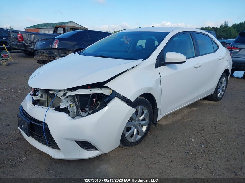 2015 TOYOTA COROLLA SEDAN 1.8L I-4 DOHC, VVT, 132HP