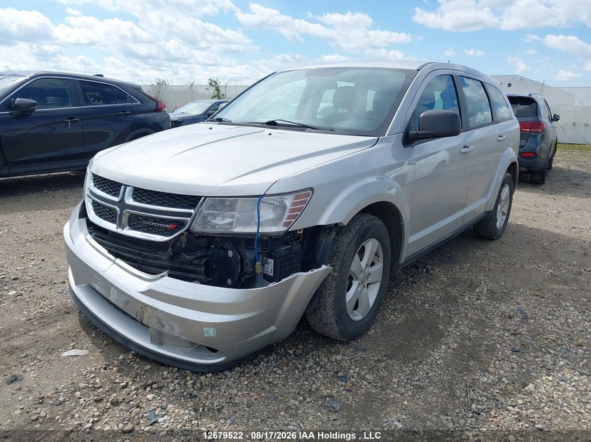 2013 Dodge Journey, Удар спереди, IAAI, VIN 3C4PDCAB7DT700210 — фото 2