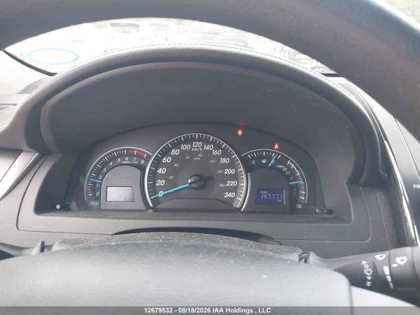 2012 TOYOTA CAMRY SEDAN 2.5L I-4 DOHC, VVT, REGULAR , 178HP