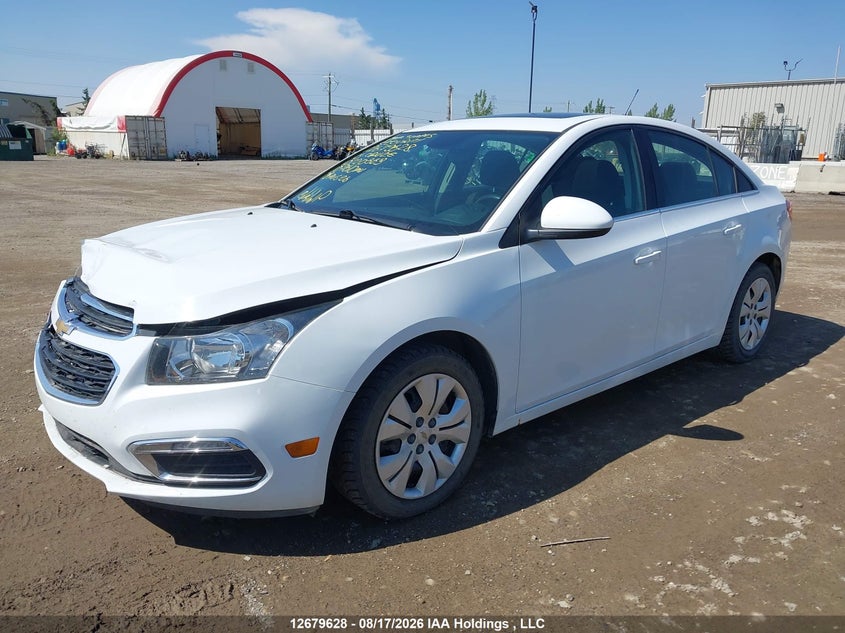 2015 Chevrolet Cruze 1Lt, Front, IAAI, VIN 1G1PC5SB6F7120363 — photo 2