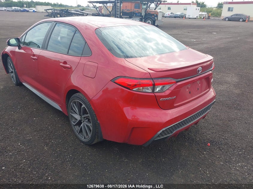Vin: 5yfb4rbe7lp057591, lot: 3083626, toyota corolla se 20203
