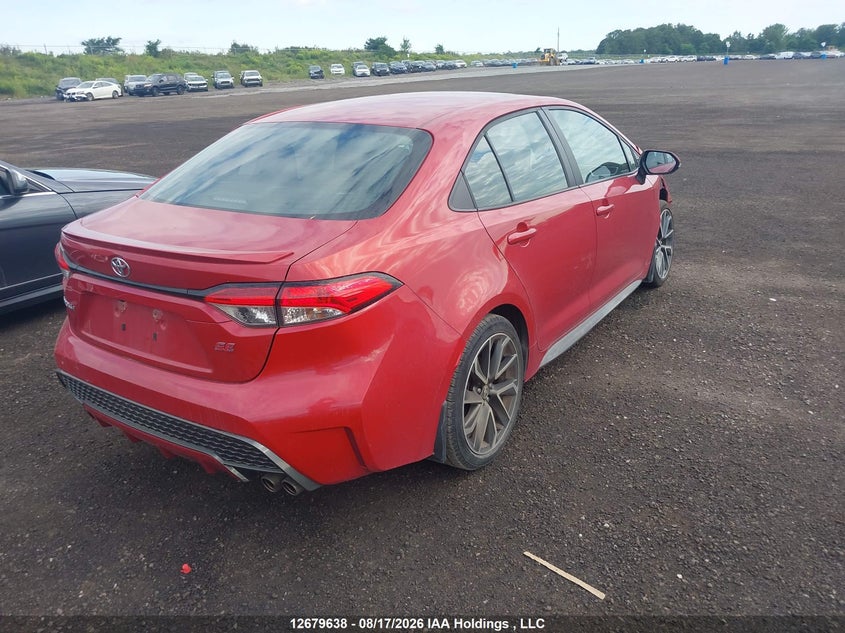 Vin: 5yfb4rbe7lp057591, lot: 3083626, toyota corolla se 20204