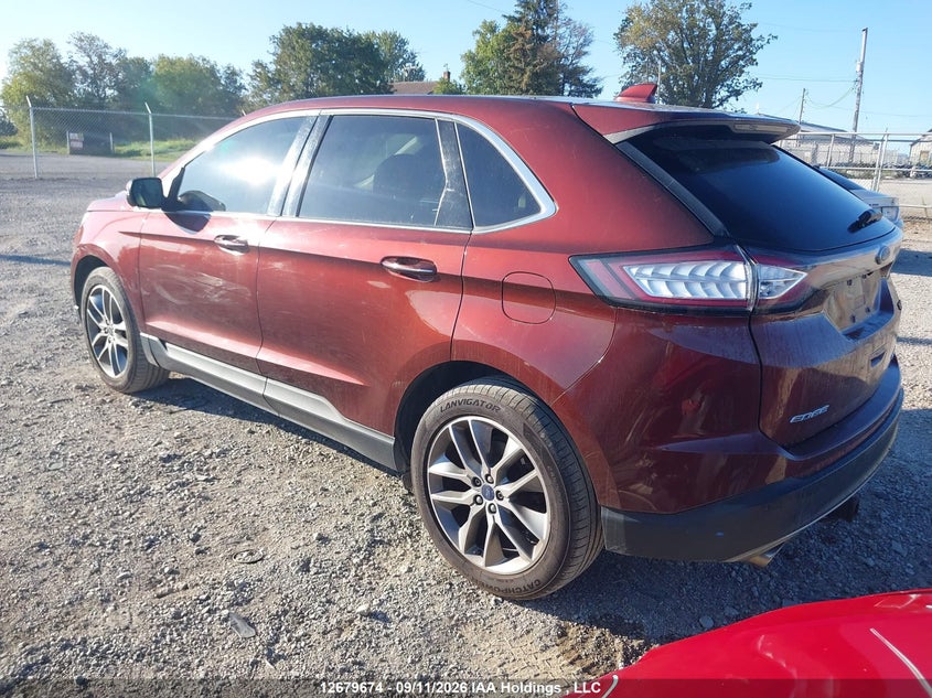 Vin: 2fmpk4k95gbc54996, lot: 3083662, ford edge titanium 20163