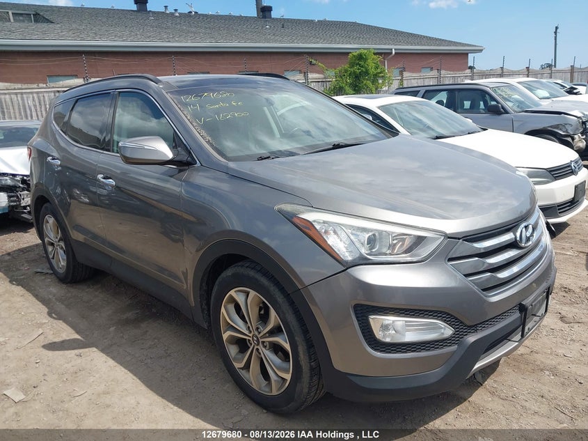 2014 Hyundai Santa Fe Sport 2.0T Limited, Удар спереди, IAAI, VIN 5XYZUDLA9EG162900