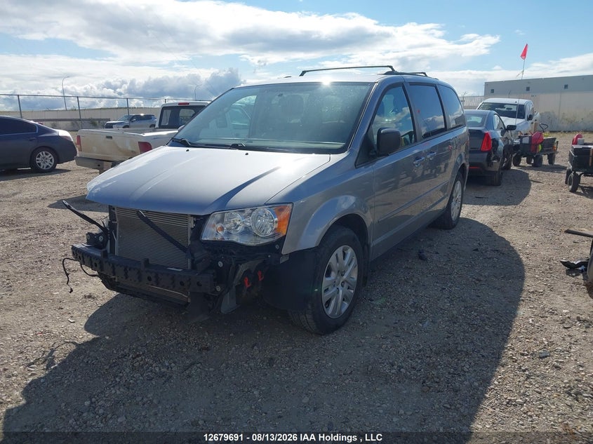 2017 Dodge Caravan, Front, IAAI, VIN 2C4RDGBG0HR877880 — photo 2