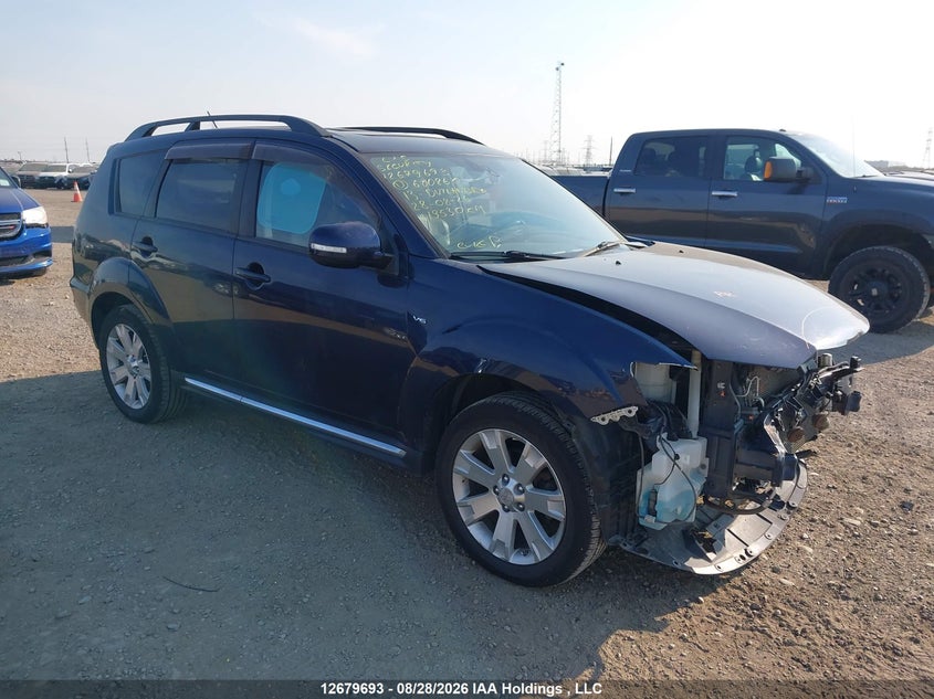2013 Mitsubishi Outlander Xls, Удар спереди, IAAI, VIN JA4JT5AX6DU600860