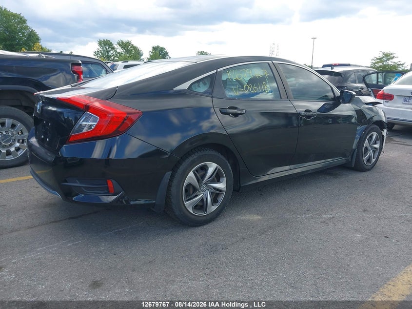 2019 HONDA CIVIC SEDAN 2.0L I-4 DOHC, VVT, 158HP
