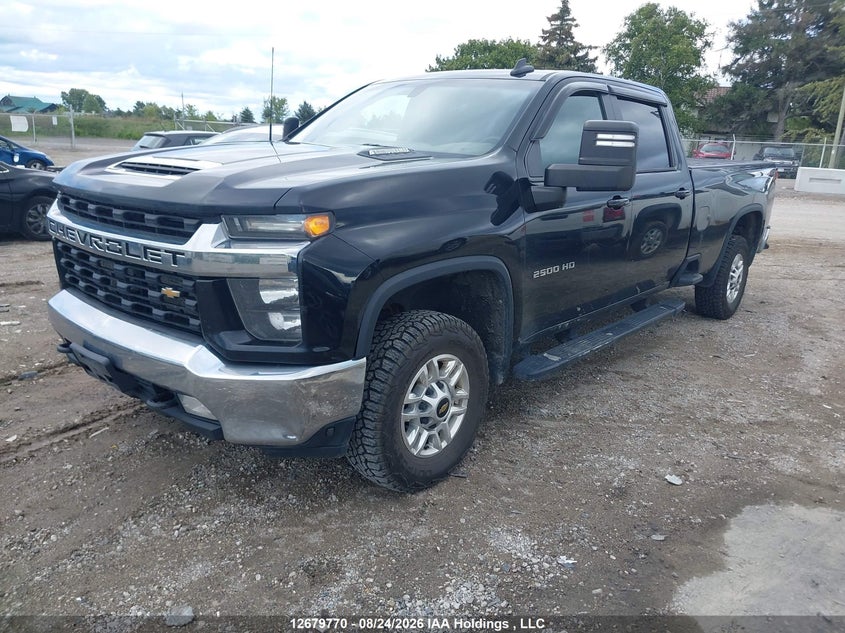 2020 Chevrolet Silverado, Удар ззаду, IAAI, VIN 1GC4YNEY2LF201910 — фото 2