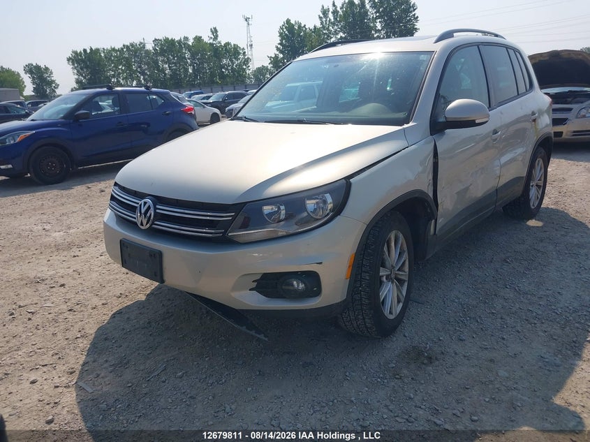 2013 Volkswagen Tiguan 2.0 Tsi Comfortline/2.0 Tsi Highline/2.0 Tsi Trendline, Лівий бік, IAAI, VIN WVGJV3AX4DW580550 — фото 2