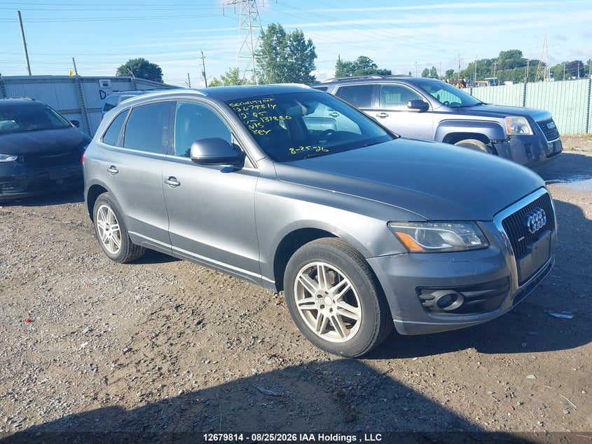 2012 Audi Q5 2.0T Premium Plus, Удар сзади, IAAI, VIN WA1VFCFP3CA131880