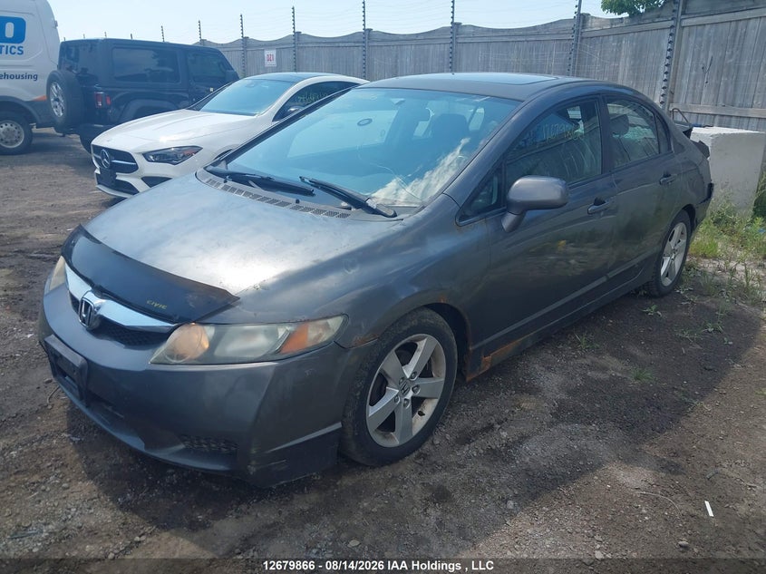 2009 Honda Civic, Удар ззаду, IAAI, VIN 2HGFA16649H028967 — фото 2