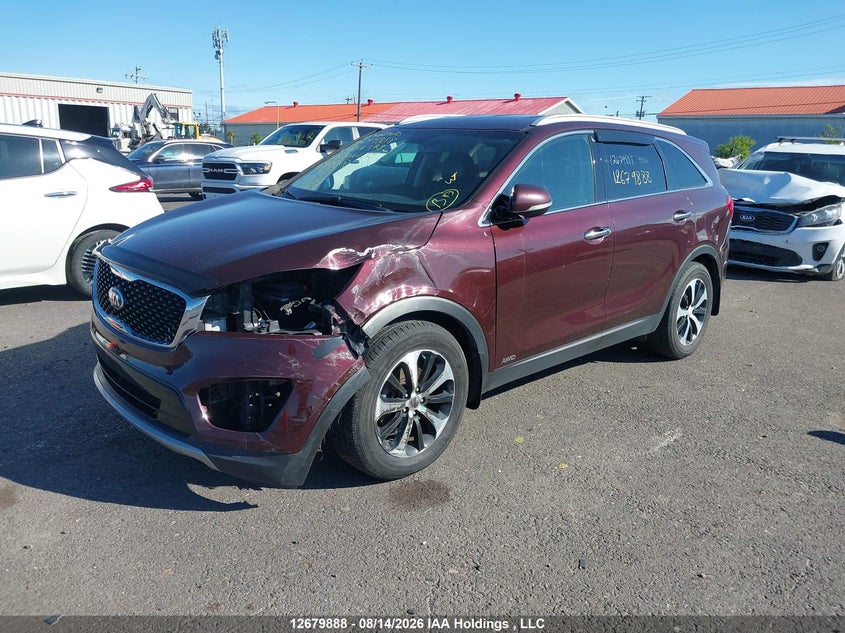 2018 Kia Sorento, Левый перёд, IAAI, VIN 5XYPHDA16JG354378 — фото 2