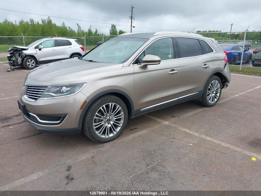 Vin: 2lmpj8lr7jbl37642, lot: 3083905, lincoln mkx reserve 20182