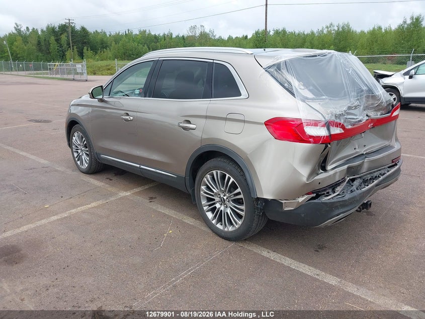 Vin: 2lmpj8lr7jbl37642, lot: 3083905, lincoln mkx reserve 20183