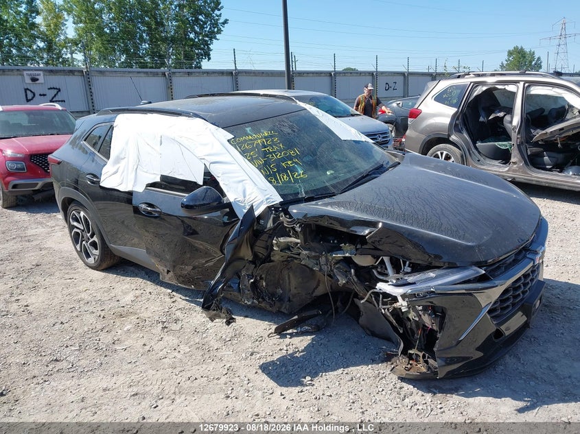 2025 Chevrolet Trax 2Rs, Переворот, IAAI, VIN KL77LJE20SC312081