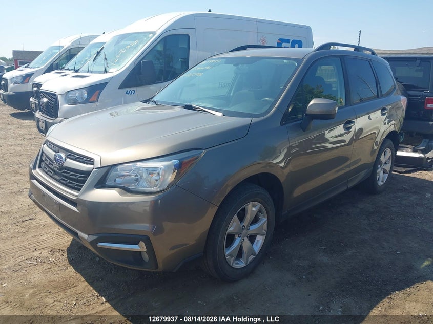 2017 Subaru Forester, Rear, IAAI, VIN JF2SJEDC0HH565712 — photo 2