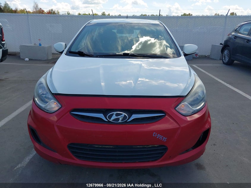 2012 HYUNDAI ACCENT HATCHBACK 1.6L I4 FI DOHC 16V NF4