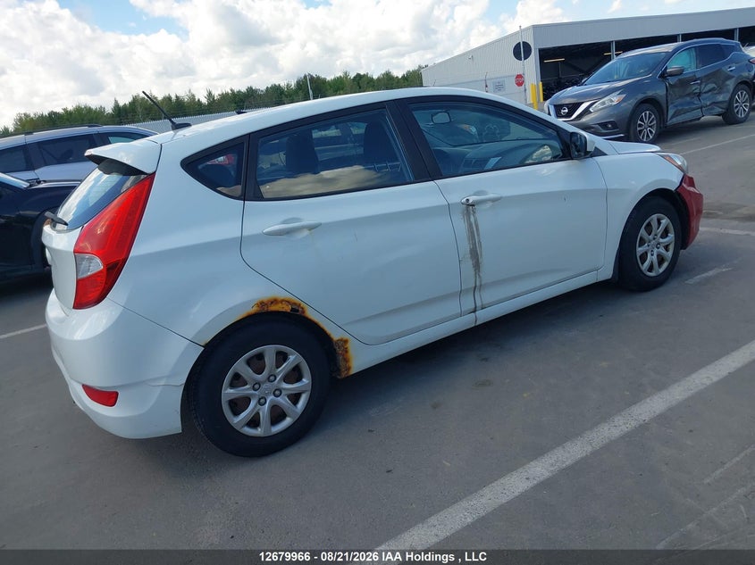 2012 HYUNDAI ACCENT HATCHBACK 1.6L I4 FI DOHC 16V NF4