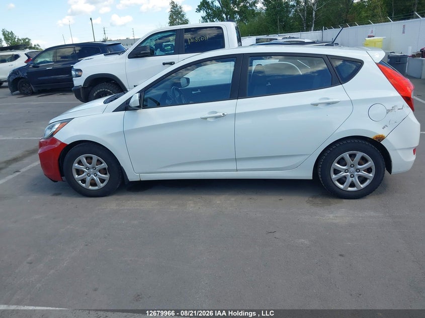 2012 HYUNDAI ACCENT HATCHBACK 1.6L I4 FI DOHC 16V NF4