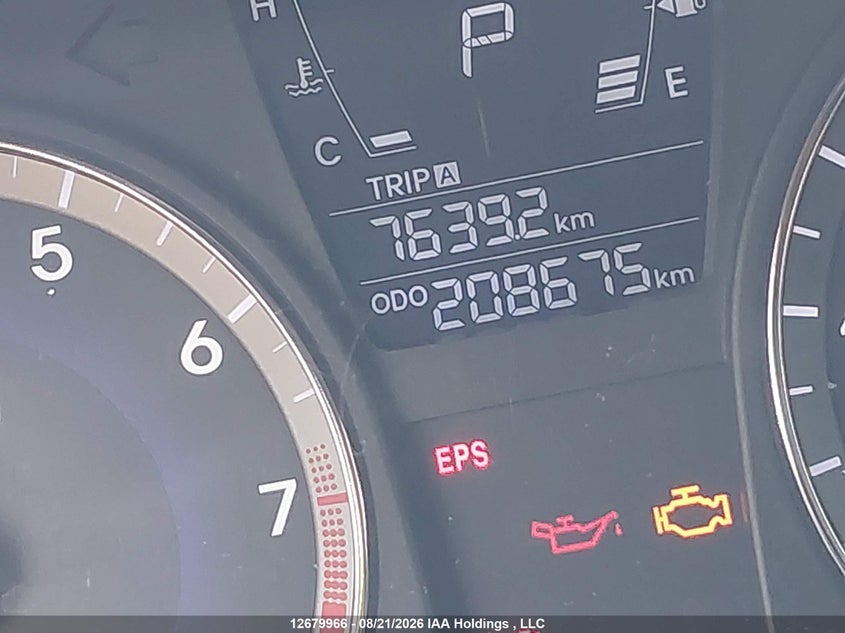 2012 HYUNDAI ACCENT HATCHBACK 1.6L I4 FI DOHC 16V NF4
